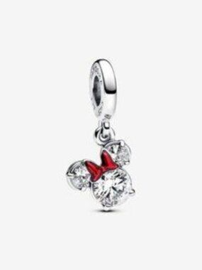 Authentic Disney Minnie Mouse Silhoutte Dangle Pandora Charm